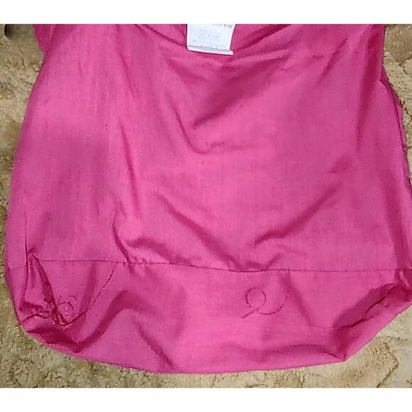 Liz Claiborne - Red & Pink Multi-Color Stripe Crochet Shoulder Bag, Boho Purse - Picture 8 of 11